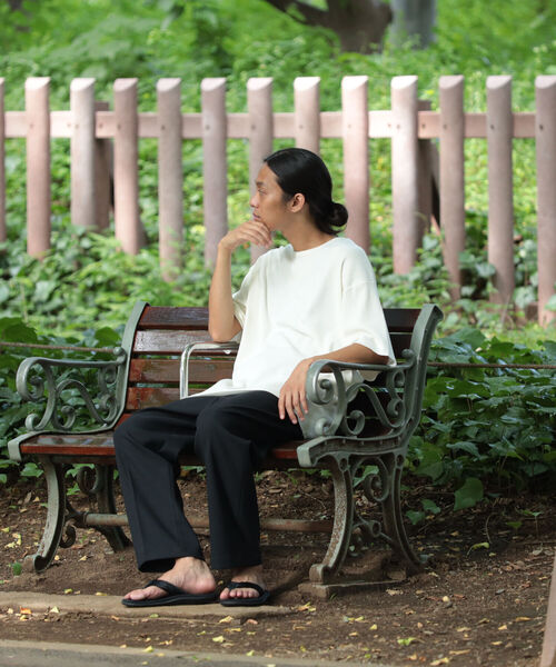 BEAMS(ビームス)の「BEAMS / ルーズ サーマル Tシャツ(Tシャツ/カットソー・メンズ・ベージュ/オフホワイト/ブラック系その他4・S/M/L/XL)」の4枚目の写真