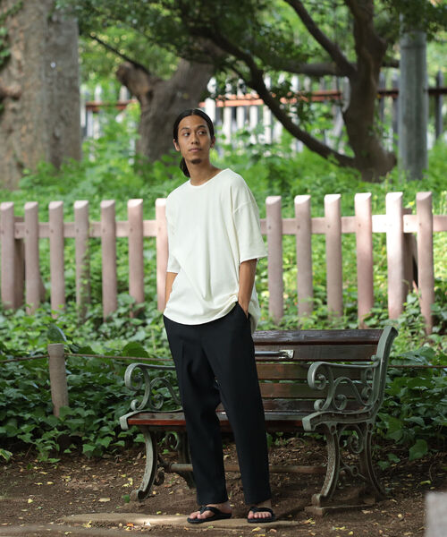 BEAMS(ビームス)の「BEAMS / ルーズ サーマル Tシャツ(Tシャツ/カットソー・メンズ・ベージュ/オフホワイト/ブラック系その他4・S/M/L/XL)」の5枚目の写真