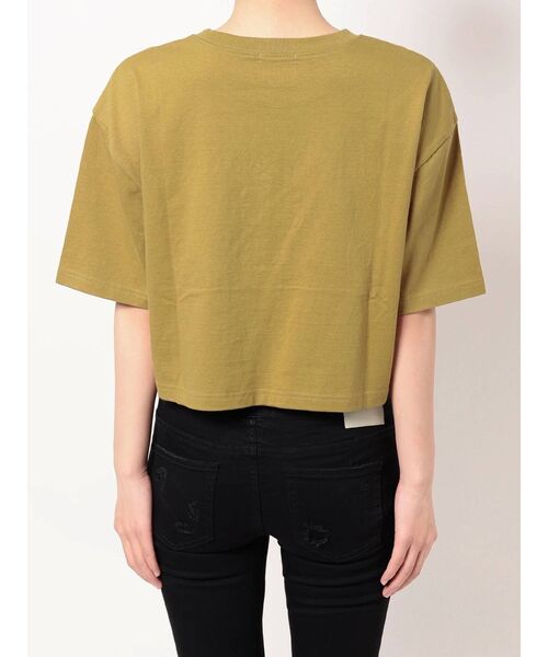 GYDA(ジェイダ)の「Symmetry GYDA LOGO ショートトップス(Tシャツ/カットソー・レディース・ブラック/オフホワイト/マスタード・FREE)」の19枚目の写真