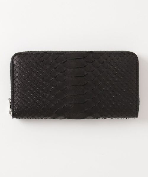 DECADE（ディケイド）の「パイソンレザー・ラウンドウオレットDECADE(No-01323P) Python Leather Round Wallet　ディケイド（財布・レディース・ブラック/ホワイト・フリー）」の12枚目の写真