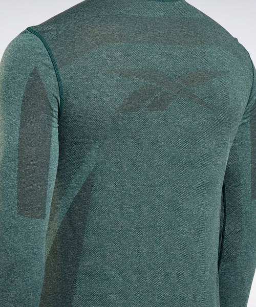 Reebok（リーボック）の「UBF MyoKnit LS（Tシャツ/カットソー・メンズ・グリーン・XXX-LARGE/MEDIUM/X-LARGE/X-SMALL）」の5枚目の写真