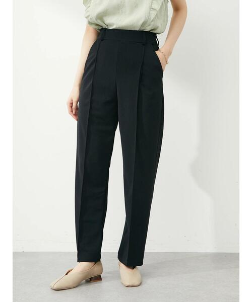 Green　Parks（グリーンパークス）の「・novem9 スムースセンターシームパンツ（その他パンツ・レディース・ブラック/グリーン系その他3/レッド/ブルー・FREE）」の5枚目の写真