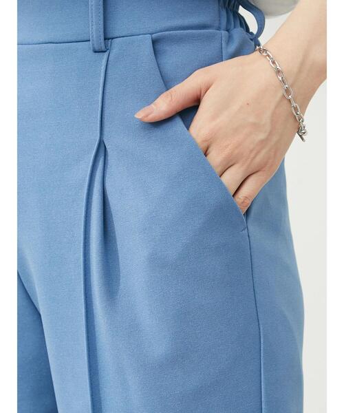 Green　Parks（グリーンパークス）の「・novem9 スムースセンターシームパンツ（その他パンツ・レディース・ブラック/グリーン系その他3/レッド/ブルー・FREE）」の13枚目の写真