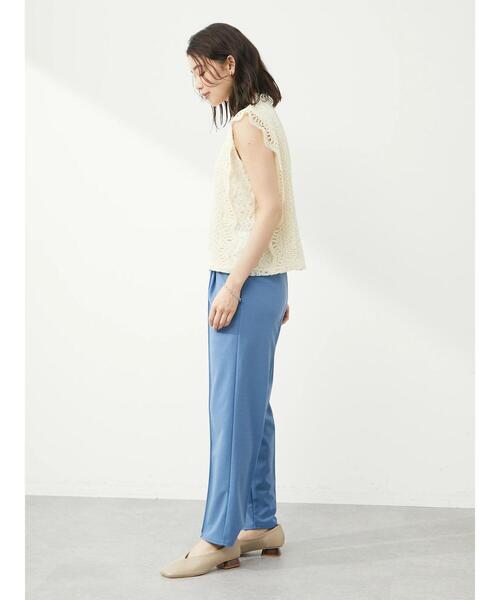 Green　Parks（グリーンパークス）の「・novem9 スムースセンターシームパンツ（その他パンツ・レディース・ブラック/グリーン系その他3/レッド/ブルー・FREE）」の17枚目の写真