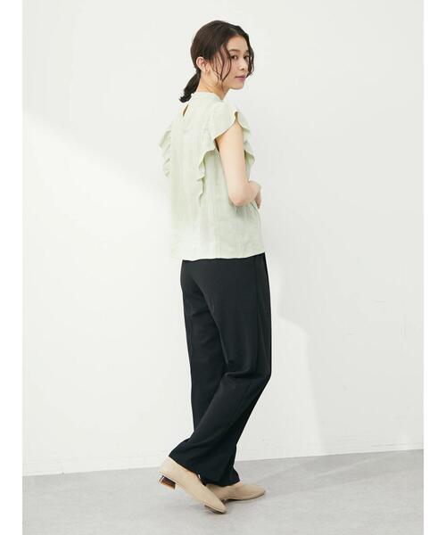 Green　Parks（グリーンパークス）の「・novem9 スムースセンターシームパンツ（その他パンツ・レディース・ブラック/グリーン系その他3/レッド/ブルー・FREE）」の22枚目の写真