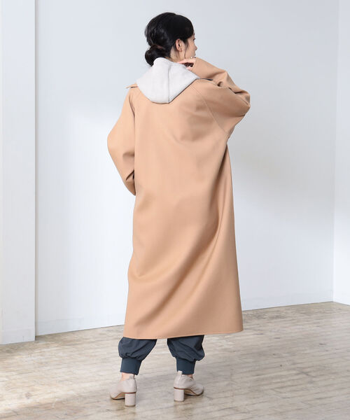 Demi-Luxe BEAMS（デミルクス ビームス）の「AK＋1 / ニットフーディー（ニットキャップ/ビーニー・レディース・ライトグレー・ONE SIZE）」の4枚目の写真