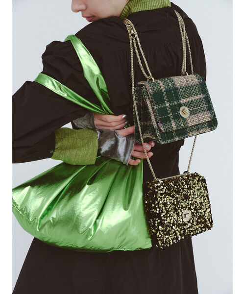 Ray BEAMS（レイビームス）の「Ray BEAMS / メランジ リブ ハイネック ニット（ニット/セーター・レディース・オレンジ/ブルー/グリーン・ONE SIZE）」の15枚目の写真