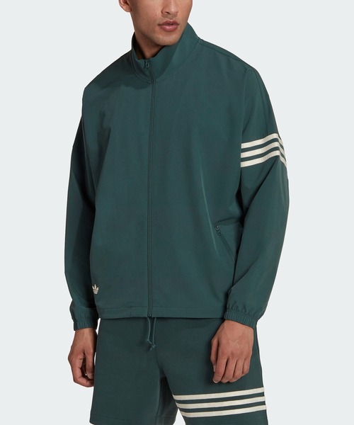 adidas（アディダス）の「アディカラー Neuclassics トラックジャケット（ジャージ） / アディダスオリジナルス adidas Originals（ナイロンジャケット・メンズ・ブラック/ブルー/グリーン/オフホワイト・LARGE/SMALL/X-SMALL/MEDIUM/XX-LARGE/3XL/X-LARGE）」の18枚目の写真