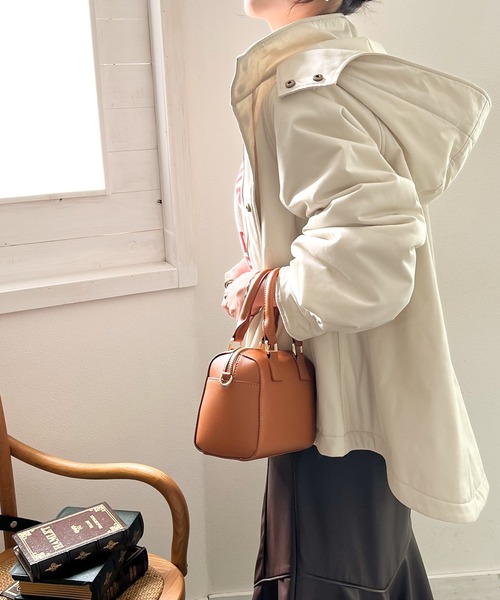 Java（ジャバ）の「《JaVaジャバ コラボ》レディらしさを+。ラウンドヘムフレアマウンテンパーカー（マウンテンパーカー・レディース・ブラック/アイボリー/ライトベージュ・LARGE/MEDIUM/X-LARGE）」の19枚目の写真