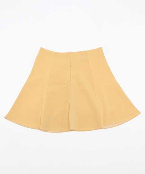 Nia（ニア）の「Nia(ニア)/シンプル フレア マーメイドミニスカート（スカート・レディース・ホワイト/ブラック/ブラウン/イエロー/ピンク・SMALL/MEDIUM/LARGE）」の14枚目の写真