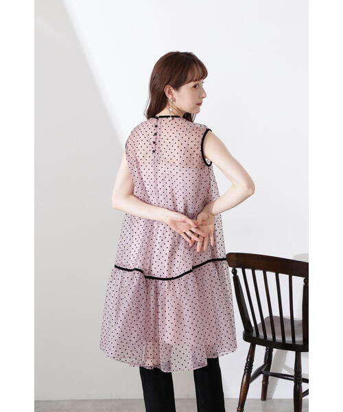 JILL STUART(ジルスチュアート)の「◆アグネスドットワンピース(ワンピース・レディース・ピンク/ブラック・0/2)」の16枚目の写真