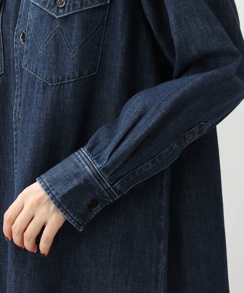 セール】【Wrangler（ラングラー）】別注デニムシャツワンピース