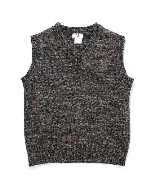 M TO R（ムウトアール）の「[TOPS]INSIDEOUT OVERSIZE BOX KNIT VEST（ベスト）」 WEAR