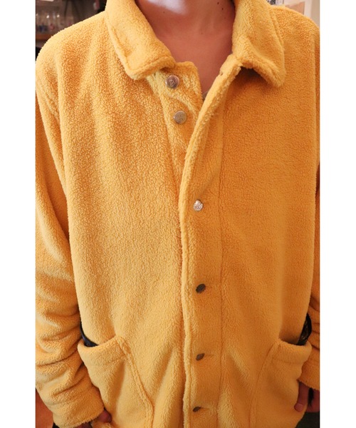 AlexanderLeeChang（アレキサンダーリーチャン）の「BACANCES ALL INCLUSIVE×AlexanderLeeChang/バカンス・オールインクルーシブ×アレキサンダーリーチャン BLC FLEECE COVERALL JKT（カバーオール・メンズ・ブラック/ブラウン/マスタード・M/L/XL）」の3枚目の写真