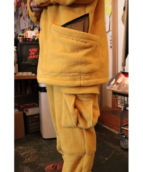 AlexanderLeeChang（アレキサンダーリーチャン）の「BACANCES ALL INCLUSIVE×AlexanderLeeChang/バカンス・オールインクルーシブ×アレキサンダーリーチャン BLC FLEECE COVERALL JKT（カバーオール・メンズ・ブラック/ブラウン/マスタード・M/L/XL）」の14枚目の写真