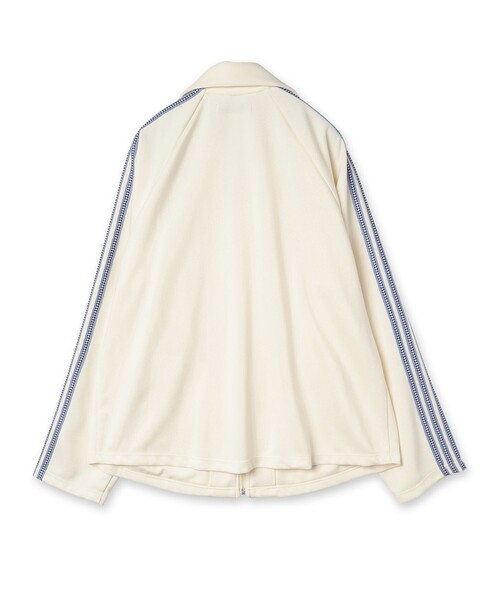 Jieda（ジエダ）の「5 STRIPE JERSEY TOP（ジャージ・メンズ・ブラック/サックスブルー/アイボリー・1/2）」の4枚目の写真