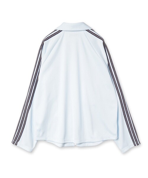 Jieda（ジエダ）の「5 STRIPE JERSEY TOP（ジャージ・メンズ・ブラック/サックスブルー/アイボリー・1/2）」の6枚目の写真