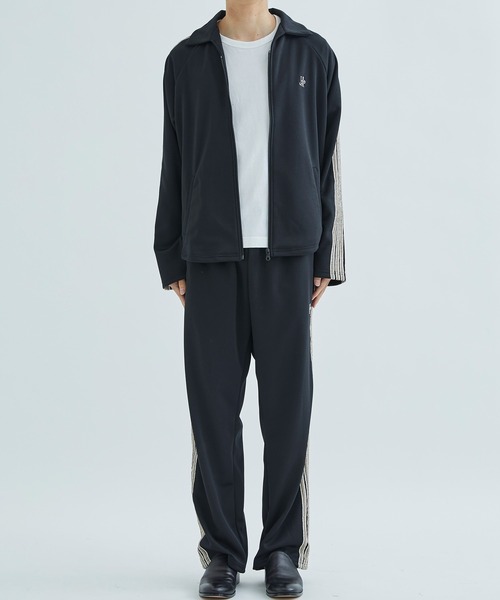 Jieda（ジエダ）の「5 STRIPE JERSEY TOP（ジャージ・メンズ・ブラック/サックスブルー/アイボリー・1/2）」の17枚目の写真