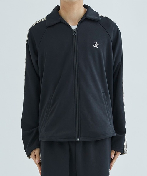 Jieda（ジエダ）の「5 STRIPE JERSEY TOP（ジャージ・メンズ・ブラック/サックスブルー/アイボリー・1/2）」の18枚目の写真