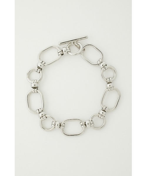 AZUL by moussy(アズールバイマウジー)の「MANTEL CHAIN BRACELET/マントルチェーンブレスレット(ブレスレット・レディース・ゴールド系その他/シルバー・FREE)」の3枚目の写真