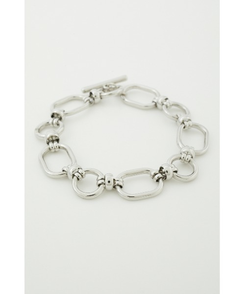 AZUL by moussy(アズールバイマウジー)の「MANTEL CHAIN BRACELET/マントルチェーンブレスレット(ブレスレット・レディース・ゴールド系その他/シルバー・FREE)」の4枚目の写真