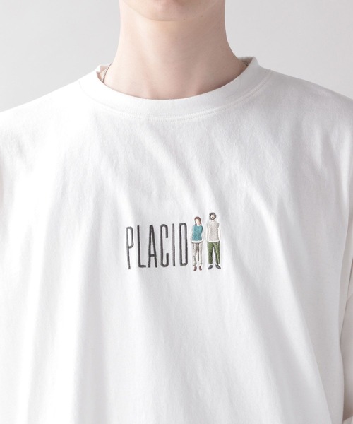 RAGEBLUE（レイジブルー）の「天竺/ワンポイント刺繍ロンT（Tシャツ/カットソー・メンズ・ホワイト/ホワイト系その他/ブラック/グリーン・MEDIUM/LARGE）」の7枚目の写真