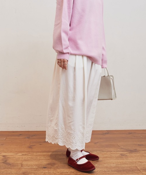 fig Ｌondon（フィグロンドン）の「petti SK（スカート・レディース・ブラック/アイボリー・FREE）」の18枚目の写真