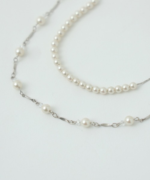 セール】2連パールネックレス（ネックレス）｜niana（ニアナ）の