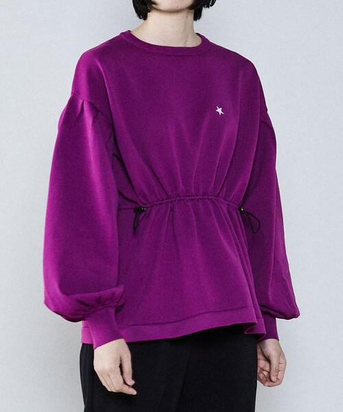 CONVERSE TOKYO(コンバーストウキョウ)の「ウエストドロストニット(ニット/セーター・レディース・ブラック/ピンクベージュ/カーキ・FREE)」の1枚目の写真