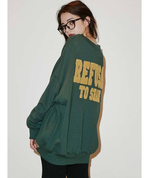 GYDA（ジェイダ）の「BOLD FRAMEサングラス（サングラス・レディース・ブラック/クリア・FREE）」の3枚目の写真