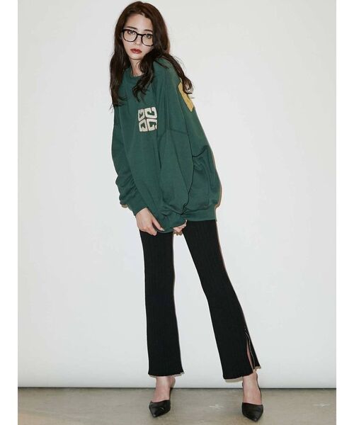 GYDA（ジェイダ）の「BOLD FRAMEサングラス（サングラス・レディース・ブラック/クリア・FREE）」の6枚目の写真