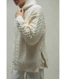 MONKEY TIME | ＜monkey time＞ E/L BLK/AZE S/Z CN/ニット(ニット/セーター)