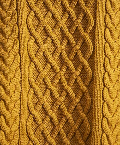 MONKEY TIME（モンキータイム）の「＜monkey time＞ E/L BLK/AZE S/Z CN/ニット（ニット/セーター・メンズ・マスタード/ナチュラル/ネイビー・L/XL/S/M）」の18枚目の写真