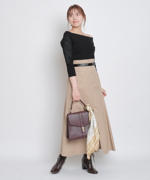 (美品)マイストラーダ♡オフショルエンブロイダリーニット Mystrada（マイストラーダ）の「オフショルエンブロイダリー