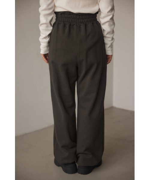 BLACK BY MOUSSY(ブラックバイマウジー)の「zip sweat pants(ジップスウェットパンツ)(スウェットパンツ・レディース・オフホワイト/ライトブラック・FREE)」の3枚目の写真