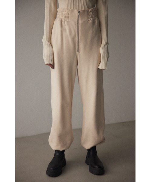 パンツ BLACK BY MOUSSY zip sweat pants BLACK BY MOUSSY（ブラックバイマウジー）の「zip sweat pants
