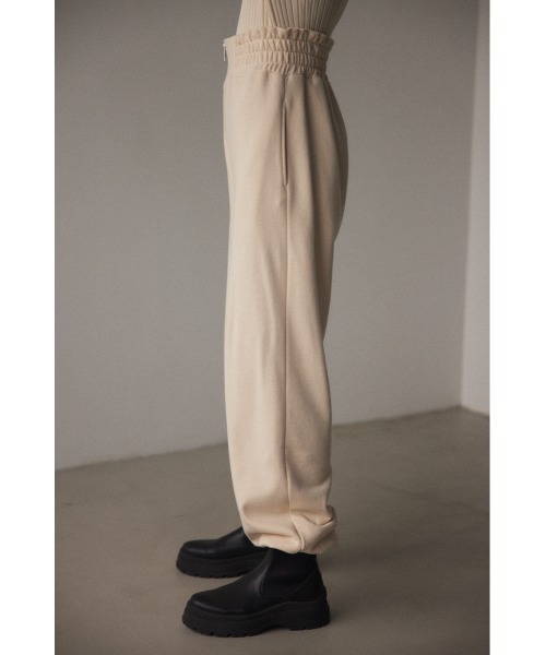 BLACK BY MOUSSY(ブラックバイマウジー)の「zip sweat pants(ジップスウェットパンツ)(スウェットパンツ・レディース・オフホワイト/ライトブラック・FREE)」の17枚目の写真