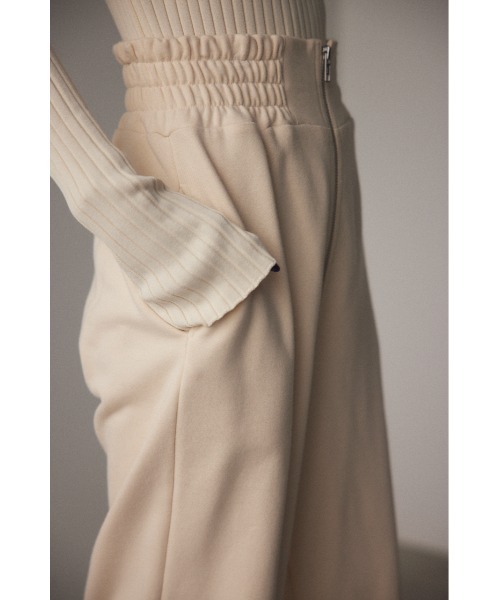 BLACK BY MOUSSY(ブラックバイマウジー)の「zip sweat pants(ジップスウェットパンツ)(スウェットパンツ・レディース・オフホワイト/ライトブラック・FREE)」の10枚目の写真
