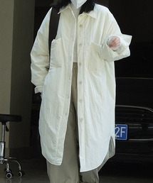 パッファー ロングシャツミドルコート chw22a114