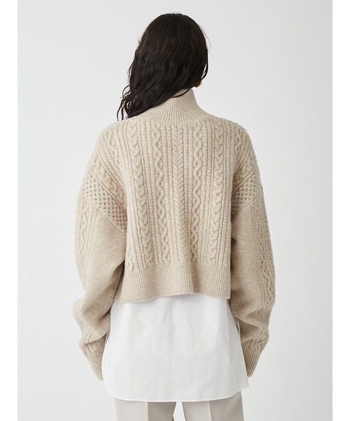 Mila Owen（ミラオーウェン）の「シャツレイヤードケーブルプル