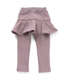 【あったか素材】裏シャギーフリルパンツ 10分丈