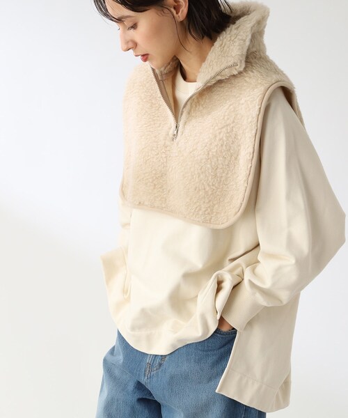 THE SHOP TK (ザ ショップ ティーケー )の「◆【CLUEL 11月号掲載】/【COLDBREAKER別注】ネックベスト(ベスト・レディース・オレンジ/ダークブラウン/ベージュ・00)」の14枚目の写真