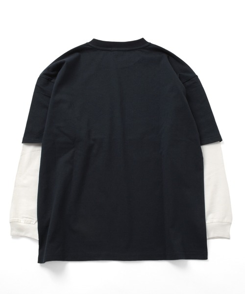 NAUTICA(ノーティカ)の「【NAUTICA】グラフィック袖レイヤードTシャツ(Tシャツ/カットソー・キッズ・ブルー/エンジ/ネイビー・XL/M/L)」の5枚目の写真