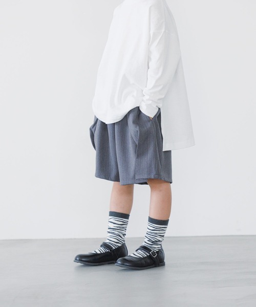 LOWRYS FARM（ローリーズファーム）の「コクーンショートパンツ　170629（その他パンツ・キッズ・グレー/ブラック・110cm/120cm/130cm/140cm/150cm）」の6枚目の写真