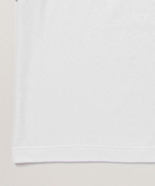BEAMS(ビームス)の「BEAMS / ショルダーボタン Tシャツ(Tシャツ/カットソー・メンズ・ホワイト/ネイビー・MEDIUM/SMALL/LARGE)」の6枚目の写真