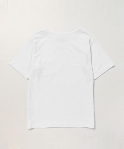 BEAMS(ビームス)の「BEAMS / ショルダーボタン Tシャツ(Tシャツ/カットソー・メンズ・ホワイト/ネイビー・MEDIUM/SMALL/LARGE)」の7枚目の写真