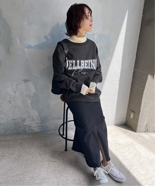 Spick & Span(スピックアンドスパン)の「≪追加≫【MIJEONG PARK /ミジョンパーク】 ロールネックジャージートップ(Tシャツ/カットソー・レディース・ブラウン/ブルー/アイボリー/ピンク・SMALL)」の5枚目の写真