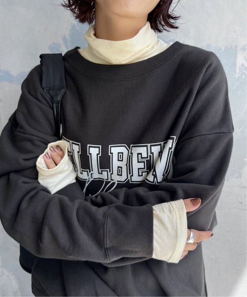 Spick & Span(スピックアンドスパン)の「≪追加≫【MIJEONG PARK /ミジョンパーク】 ロールネックジャージートップ(Tシャツ/カットソー・レディース・ブラウン/ブルー/アイボリー/ピンク・SMALL)」の8枚目の写真