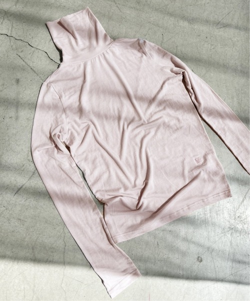 Spick & Span(スピックアンドスパン)の「≪追加≫【MIJEONG PARK /ミジョンパーク】 ロールネックジャージートップ(Tシャツ/カットソー・レディース・ブラウン/ブルー/アイボリー/ピンク・SMALL)」の17枚目の写真