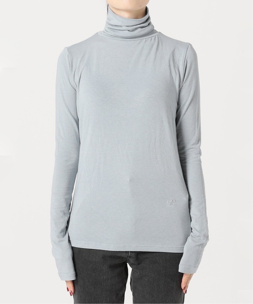 Spick & Span(スピックアンドスパン)の「≪追加≫【MIJEONG PARK /ミジョンパーク】 ロールネックジャージートップ(Tシャツ/カットソー・レディース・ブラウン/ブルー/アイボリー/ピンク・SMALL)」の19枚目の写真